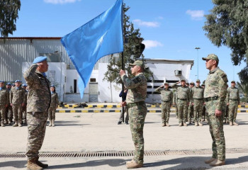 Казахстан провел плановую ротацию миротворцев на Голанских высотах