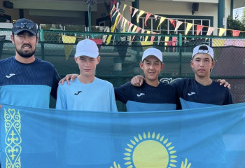 Сборная Казахстана прошла на чемпионат мира по теннису среди игроков до 14 лет
