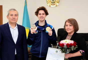 Акимат Алматы поздравил Михаила Шайдорова с серебром на чемпионате мира по фигурному катанию