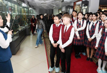 Әлия Молдағұлова мемориалды музейінде балаларға экскурсия ұйымдастырылды