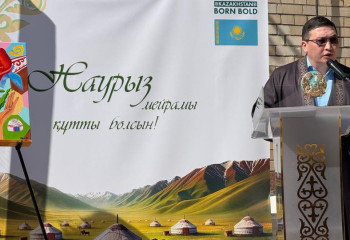 Nauryz widely celebrated in capital of EU
