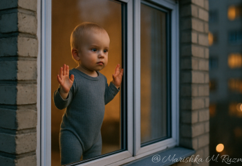 ДЧС Алматинской области напомнил, как защитить детей от выпадения из окон