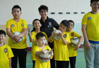 Астанада ерекше білімді қажет ететін балаларға арналған футбол командасы ашылды