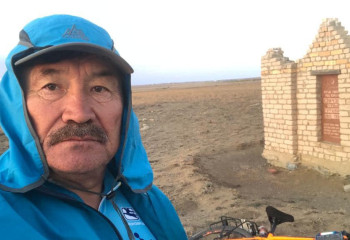 Маңғыстаулық жиһанкез Бұқараға велосипедпен жетті