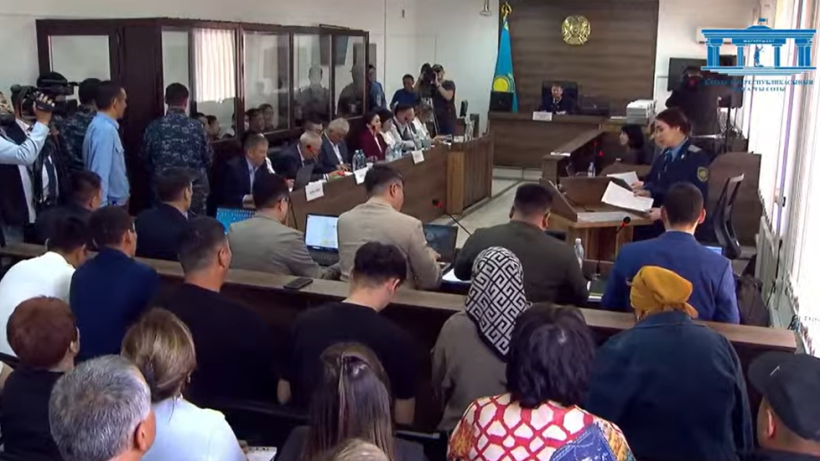  кадр трансляции судебного процесса 