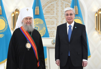 Tokayev awards Metropolitan Alexander of Astana and Kazakhstan with Order of Dostyk of I degree