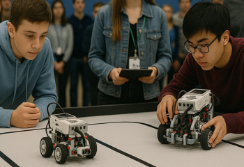 Kazakh schoolchildren compete at robotics championship in  US