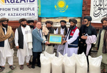 Kazakhstan sends humanitarian aid to people of Afghanistan