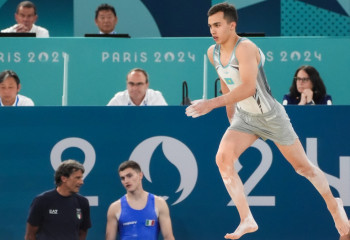 Золотую медаль на этапе Кубка мира в Дохе выиграл гимнаст Милад Карими