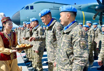 Голан жоталарынан Қазақстанға  38 әскери қызметші келді