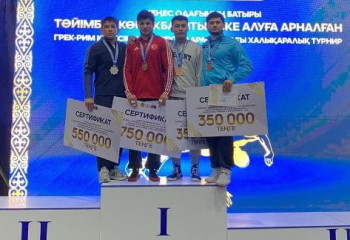 Қызылордада грек-рим күресінен халықаралық турнир мәресіне жетті