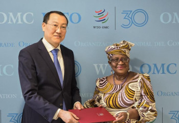 Permanent representative of Kazakhstan presented credentials to  WTO Director-General