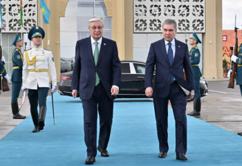 Kassym-Jomart Tokayev sees off   Chairman of the Halk Maslahaty of Turkmenistan