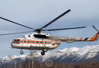 Вертолет МЧС спас жизнь пострадавшей в ДТП в Восточном Казахстане