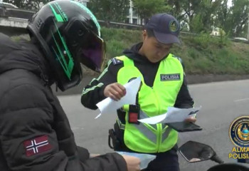 В Алматы более 200 водителей мопедов привлечены к ответственности за нарушение ПДД