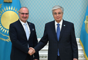 Президент Казахстана принял министра иностранных и европейских дел Хорватии