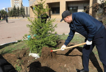 Полиция Астаны приняла участие в экоакции 