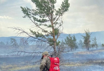 Қарқаралы ұлттық табиғи паркінің аумағындағы өрт сөндірілді