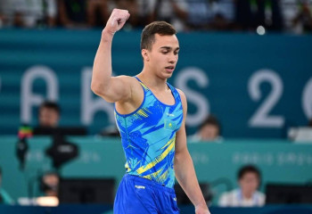 Kazakhstani gymnast Milad Karimi grabs gold at Doha World Cup
