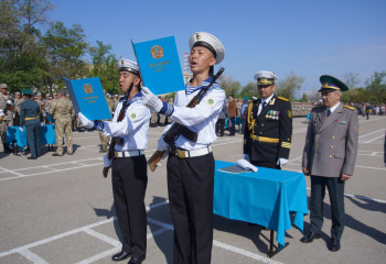 Ақтауда сарбаздар әскери ант қабылдады