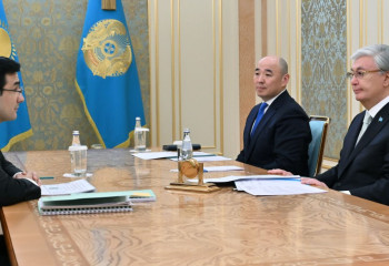 Таза табысы 416 млрд теңге болды: «Бәйтерек» басшысы президентке есеп берді