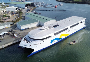 ‘World’s largest’ electric ship measuring 130 metres launched