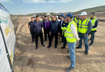 На автодороге к «Хоргосу» строят новый мост