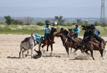 Кокпар в честь легенды: в Туркестане проходит турнир памяти Абильхана Даулбаева