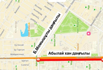 Астанада Абылай хан даңғылы жөндеу жұмысына байланысты жабылады