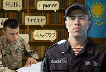 Алты тіл меңгерген сарбаз арманы туралы айтты