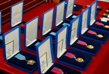 ТЖМ құтқарушыларына мемлекеттік наградалар табысталды