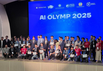 Astana hosts 1st ever Republican Olympiad on AI among schoolchildren