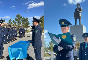 Молодые сотрудники УИС присягнули на верность Родине в ВКО