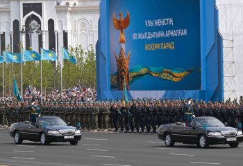 День защитников Отечества был посвящен празднованию 80-летия Дня Великой Победы