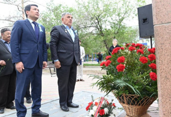 Ақтөбеде генерал рухына тағзым етілді