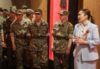 Түркістанда Жеңіс күніне арналған фотокөрме өтті