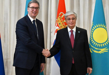 Мемлекет басшысы Сербия Президентімен келіссөз жүргізді