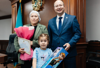 Атыраулық 5 жасар дирижер министр Алғыс хатына ие болды
