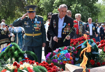 В области Абай широко отмечают 80-летие Великой Победы