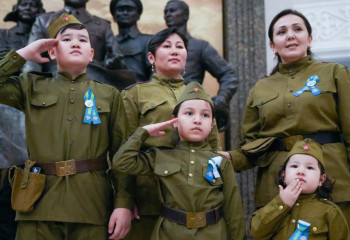 Астанадағы әскери музейде Жеңіс күніне арналған көрме өтті