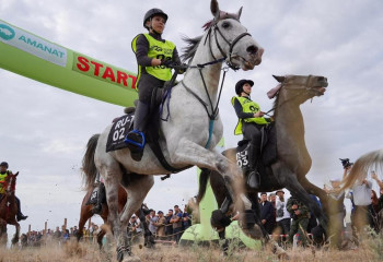 Марафон степи в Алматинской области собрал 19 команд из Казахстана и 6 зарубежных стран