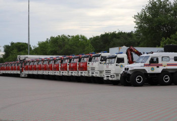 Спасателям Атырау передали новую технику для реагирования в отдаленных селах