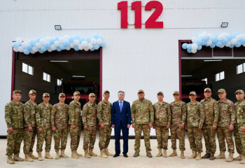 Атыраудағы Бөкейхан ауылында жаңа өрт сөндіру депосы ашылды