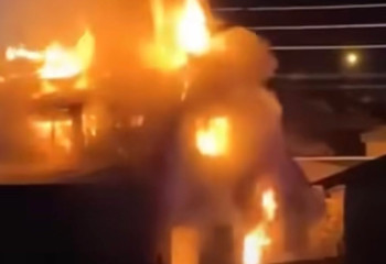 Маңғыстауда тұрғын үйден өрт шығып,  толықтай жанып кетті