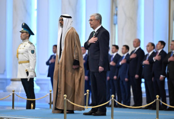 Kazakh President meets with Crown Prince of Abu Dhabi on official visit in Akorda