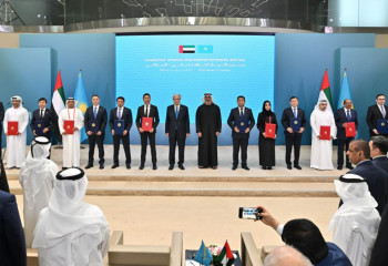 Президент Казахстана и Наследный принц Абу-Даби приняли участие в бизнес-форуме «Казахстан – ОАЭ»