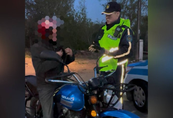 Мотоциклист без прав и в нетрезвом виде задержан в Акмолинской области