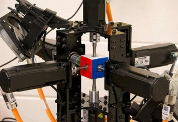 This machine can solve a Rubik's Cube faster than most people blink