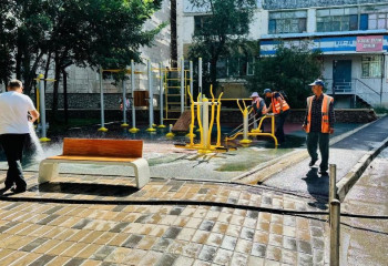 В Шымкенте прошел масштабный субботник