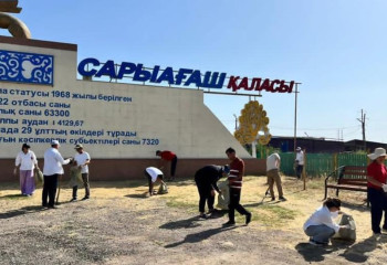 Сарыағаштағы сенбілікке 2 мыңға жуық адам қатысты